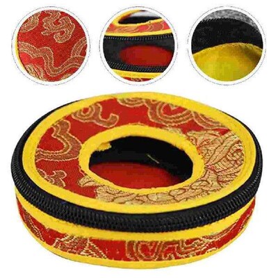 Bell Ring Set Nepal Case Home Cymbals Holder The Storage