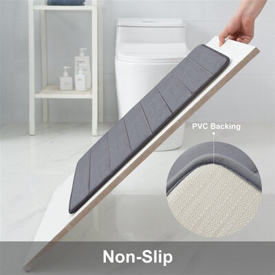 Olanly Memory Foam Bath Mat Large Absorbent Shower CarZpet S