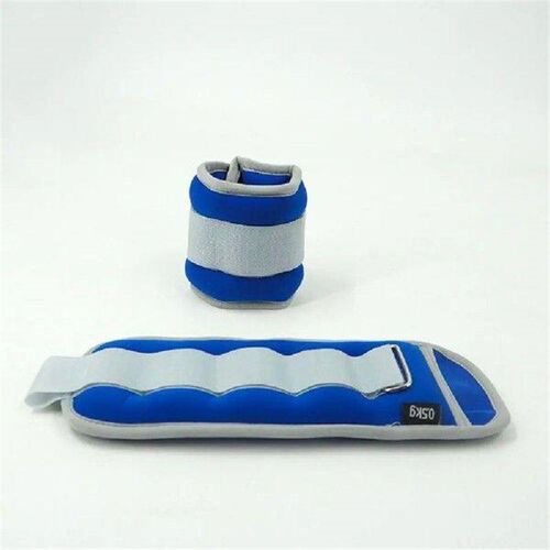 New Nylon Wrist Ankle Weights Blue Pink Red Adjustable with