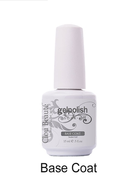 No Wipe Top Coat Base Coat Primer UV Gel Nail Art Tips