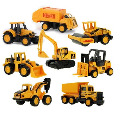 Simulation Engineering Car Toy Excavator Model Tractor Toys