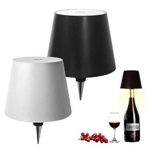 Metal Dimmable Bottle Lamp LED Table Lamp Rechargeable