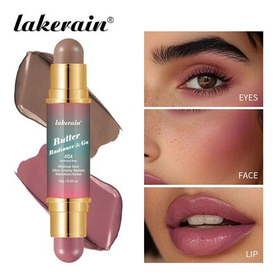 Buttery Blush Stick Glow & Go Cheek Lip Tinted Long lasting