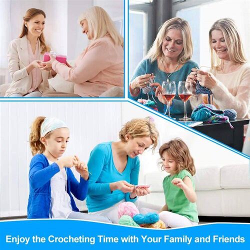 100pcs/Set Knitting Needle Spree Romantic Crochet Hook Multi