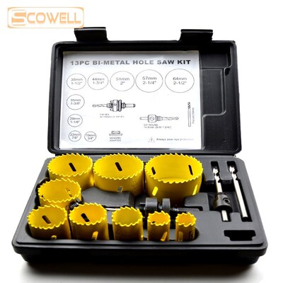 30% off 13pcs Holesaw blades kit HSS Bimetal holesaw Bit Set