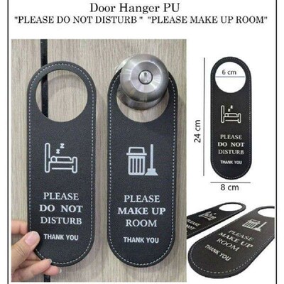 1pcs New Double Sides Door Hanger Sign Modern Style Wear