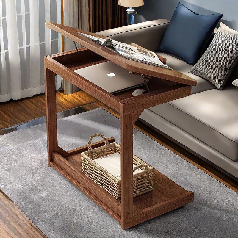 可移动边几沙发边桌带轮实木腿方桌子小茶几客厅边柜客厅翻盖迷你,住宅家具,移动边几/推车,淘宝优惠券,粉丝福利购,淘宝优惠卷