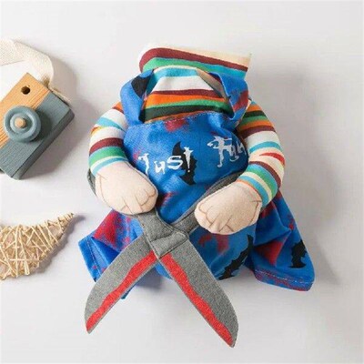 Fear-enhancing Pet Costume Funny Scissor-shaped Cat Costume