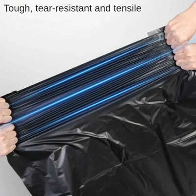 50PCS/1Roll Large Garbage Bags 50L/100L Black Hotel Property