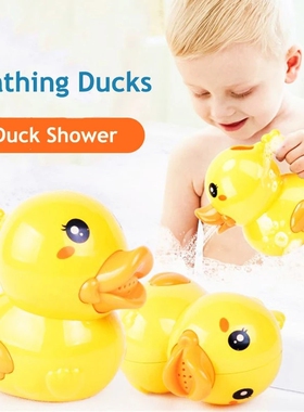 Baby Bath Toys Bathing Ducks Cartoon Animal Whale Crab Swimm