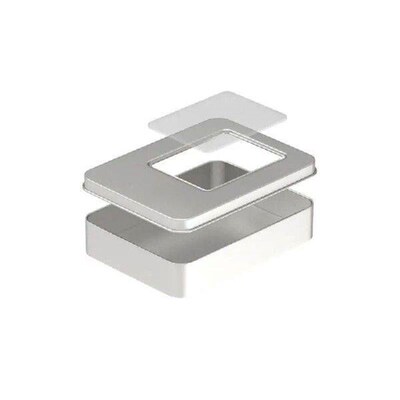 Frosted Iron Tinplate Flat Cover Frosted Texture Storage
