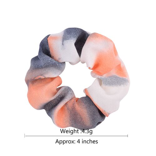 4Inch Colorful Scrunchie Women Girls Elastic Hair Rubber Ban