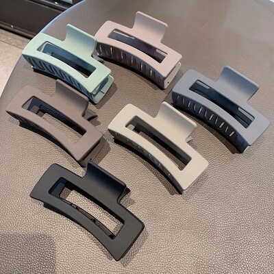 Women Barrettes Acrylic Hair Clip Claws Clamp Crab Clips Hai