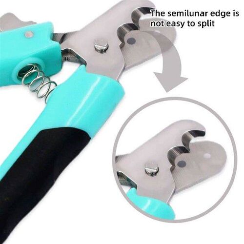 Nail scissors for cats dogs pets, round blade 2 holes