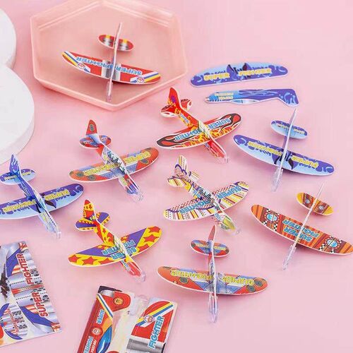Hand-thrown foam toy airplanes, model aircraft for street ve