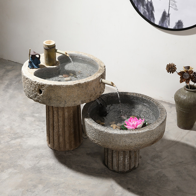 老旧石槽石头鱼缸花盆石缸水槽庭院阳台流水景观牛马猪槽石磨,家居饰品,石雕,淘宝优惠券,粉丝福利购,淘宝优惠卷