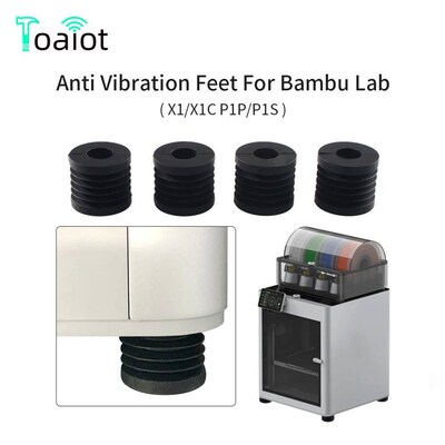 For Bambu Lab P1P/P1S Anti Vibration Feet Pad Anti-slip Anti