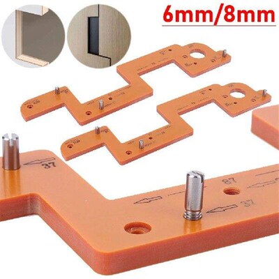 Invisible Embedded Handle Slotting Template For Wardrobe