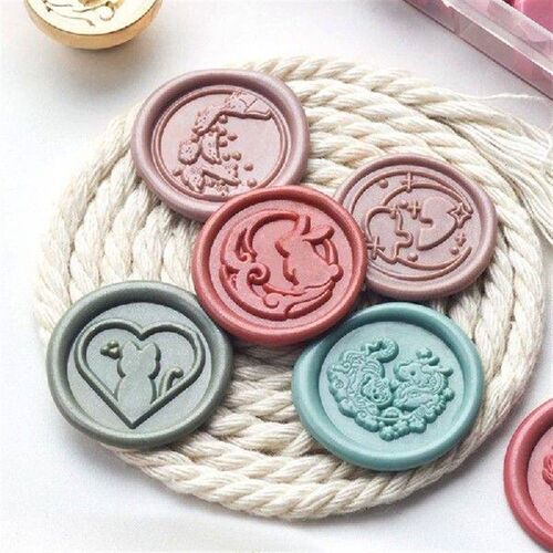 Wax Seal Stamp DIY Animals Scraping Stamps Sealing Wax