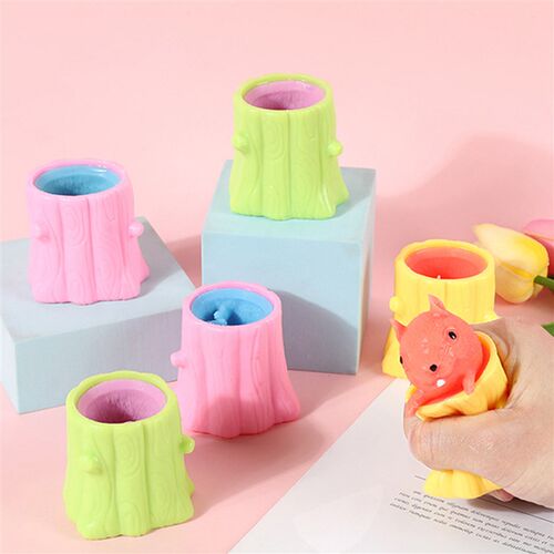 Cute Animal Squirrel Squeeze Squirrel Vent Squirrel Cup Deco