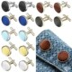 Cufflinks Clip Stylish High Fabric Mens Colour Shirt Quality