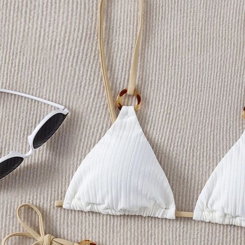 Bikini Set Cute Women Triangle Thong Biquini Swimsuit Swimwe