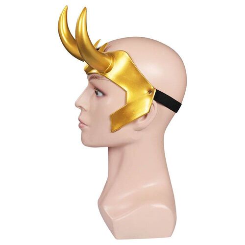 Fancy Loki Horns Mask For Men Movie Super Villain Cosplay