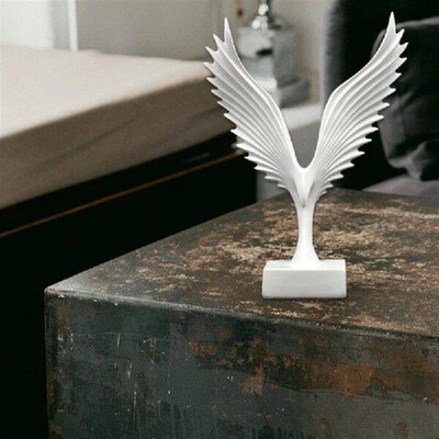 Resilients Resin Wing Flight Statue,Wing Statue Perfect for