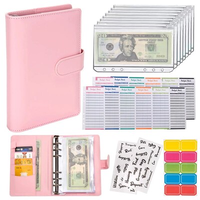 2024 New Budget Planner Cash Envelope Savings Money 6 Hole B