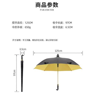 Double-layer Storm-resistant Umbrella Automatic Straight Rod