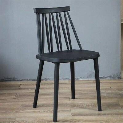 Nordic chair modern minimalist lazy plastic back stool