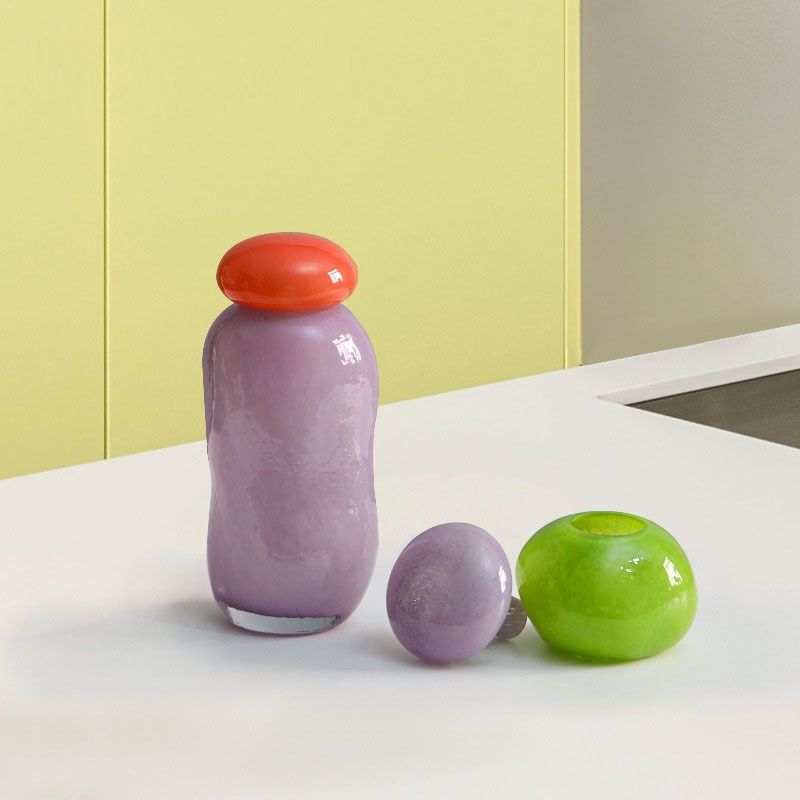 糖果色可爱香薰器皿罐子圆异形摆件 高档带盖样板间软装饰品花器,家居饰品,桌面摆件,淘宝优惠券,粉丝福利购,淘宝优惠卷