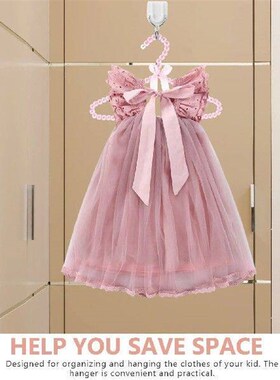 Kids Hangers Mini Small Clothes Pearl Home Hanging