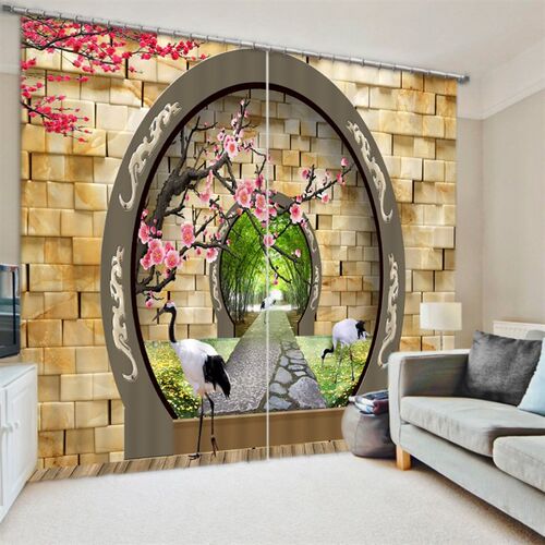 Chinese Classical Courtyard Bedding Room Living Room Window