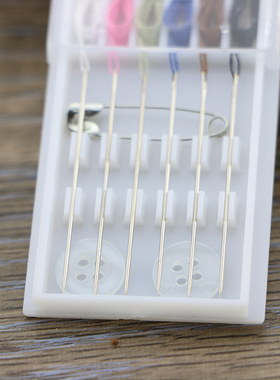 酒店针线盒便携一次性宾馆黑民宿迷你旅行装针线白色针线包小型