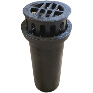 桥梁铸铁泄水管圆形直排泄水孔矩形侧排雨水斗高速铸铁PVC泄水管