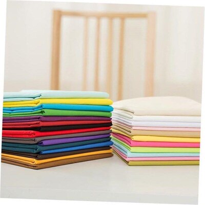 cotton fabric plain white cloth black and布料