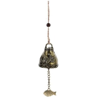 2 Pcs Jingle Wind Chime Ornament Outdoor Ornaments Retro