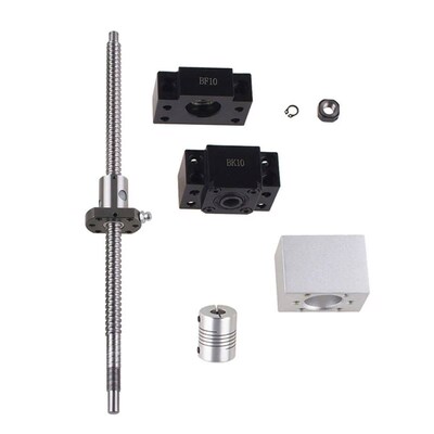 12mm Ballscrew/SFU1204 Ball Screw Kit 200-1500mm With Ballnu