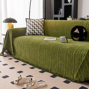 202新款沙发盖布巾四季通用高级感沙发罩一整张全盖毯沙发布垫