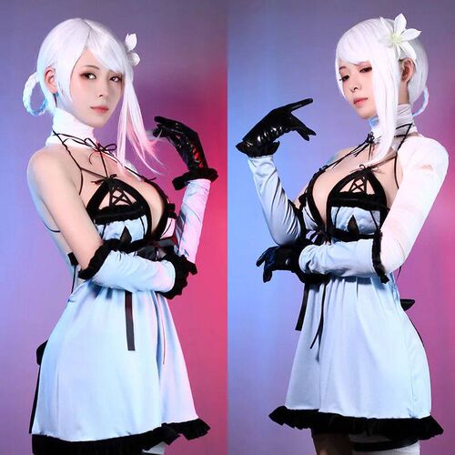 L-email wig NieR Kaine Cosplay Wig NieR RepliCant Cosplay