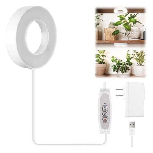 Full Spectrum Ceiling Grow Light 4 Dimmable Levels LED Halo