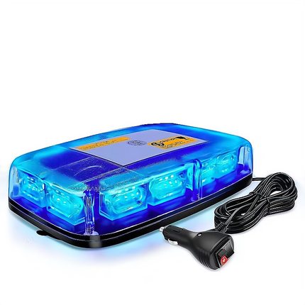 超亮汽车LED爆闪灯应急灯救护车蓝色灯-2v 警示灯救援灯开道灯