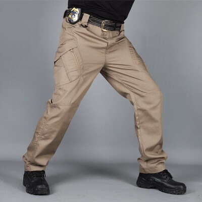 Tactical Cargo Pants Men Outdoor Waterproof SWAT Combat Mili