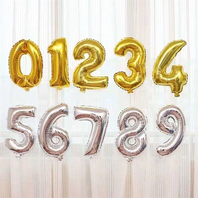 Birthday party layout 16 inch digital aluminum film balloon