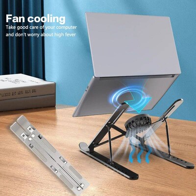 For 16-18 Inch Laptop Cooler Stand Foldable Notebook Compute
