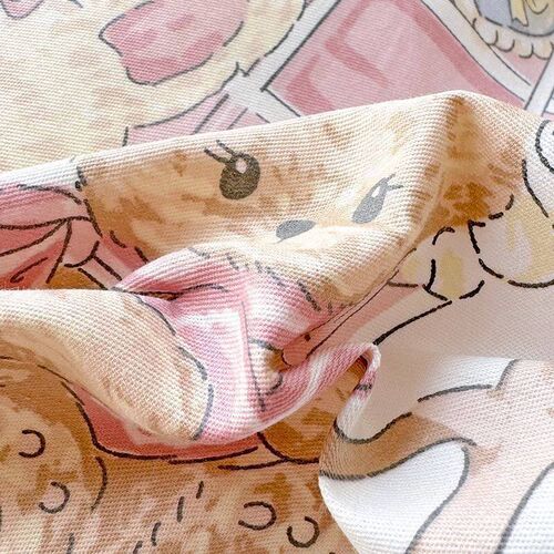 Ab Tton Quilt Ver Single Fleece-lined Ral Peas Velvet Thick