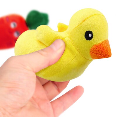Pet toys Fruit Animals Cartoon Dog Toys Stuffed Squeaking Pe