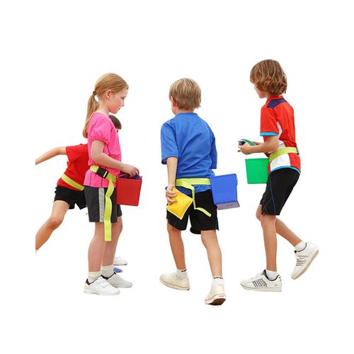 Kindergarten Bucket Throwing Sandbags Childrens Sensory