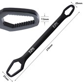 22mm Double Multifunctional Self Wrench headed tighte Torx